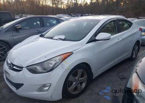 2013 Hyundai Elantra Gls из США, поврежденный, VIN 5NPDH4AE0DH329589
